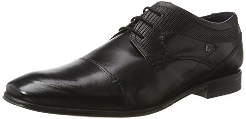 Bugatti Herren 312101121000 Derbys, Schwarz (Schwarz 1000), 44 EU