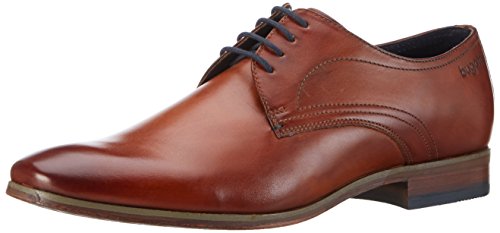 Bugatti 311131011100, Herren Derby Schnürhalbschuhe, Braun (Cognac 6300), 42 EU (8 Herren UK)