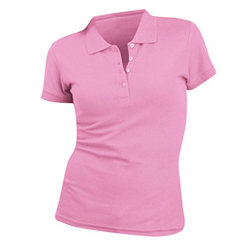 SOLS People Damen Polo-Shirt, Kurzarm (2XL) (Pink)