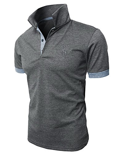 Mentrend-Leisure Leisure Poloshirts Herren Basic Kurzarm Polohemd M-XXL