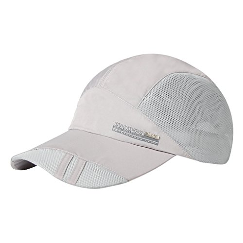 Unisex Baseball Cap Sonnenhut schnell-trocknend Baseball Sonnen Sport Cap Baseballmütze Faltbar, Leicht, Verstellbar, Baseballkappe für Draußen, Sport und Reisen