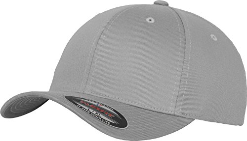 Flexfit 6277 Wooly Unisex Combed Cap, silver, L/XL