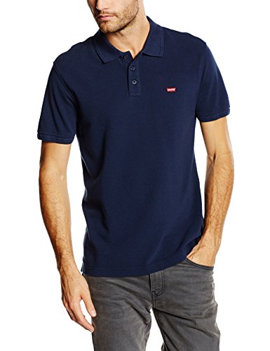 Levi's Herren Poloshirt HOUSEMARK Polo, Gr. Large, Blau (104 Dress Blues X 3)