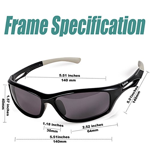 Duduma Polarisierte Sportbrille Sonnenbrille Fahrradbrille