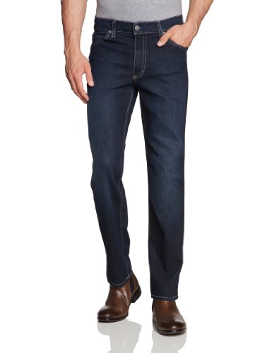 Mustang Herren Jeans Normaler Bund 111-5126 Tramper – Herrenjeans blaublack strechdenim – straightleg – slimfit, Gr. 34/32, Blau (old stone used 580)