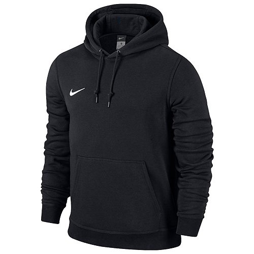 Nike Herren Kapuzenpullover Team Club, Schwarz (Black/White), L