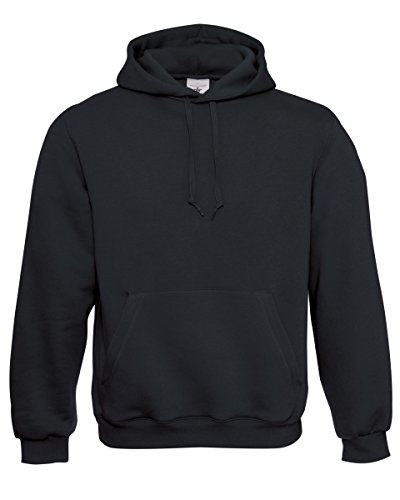 B&C Herren Kapuzenpullover / Hoodie / Kapuzensweater XL,Schwarz