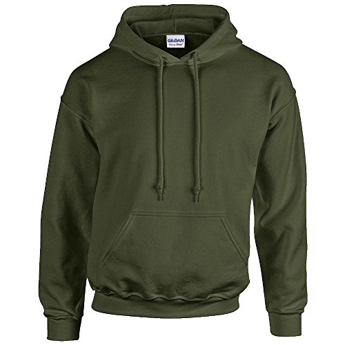 Gildan – Unisex Kapuzenpullover 'Heavy Blend' , Military Green, Gr. XL