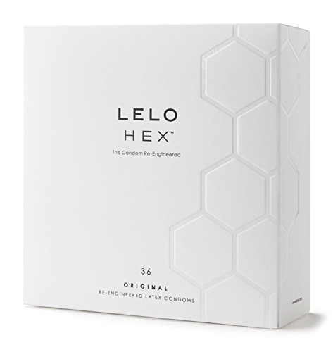 LELO HEX Kondome weiter entwickelt – Neues ultra dünnes Kondom für extra Lust – leicht benetzte Kondome für Männer