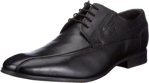 Bugatti U18021, Herren Derby Schnürhalbschuhe, Schwarz (schwarz 100), 44 EU (9.5 Herren UK)