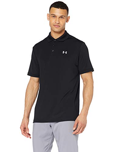 Under Armour Herren Performance Poloshirt, Schwarz, L