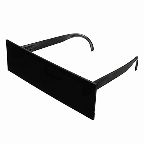 LUOEM Zensur Brille Sonnenbrille Lustige Party Brillen Cosplay Kostüm Zubehör