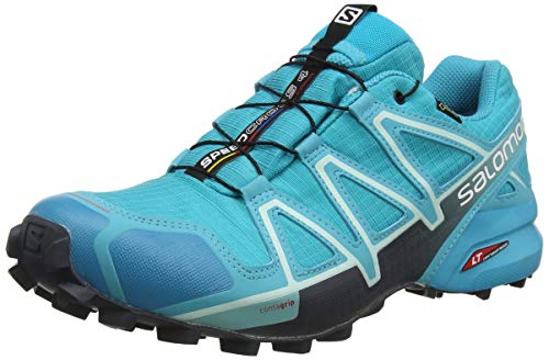 Salomon Damen Speedcross 4 GTX, Trailrunning-Schuhe, Blau (Bluebird/Icy Morn/Ebony), 39 1/3 EU (6 UK)