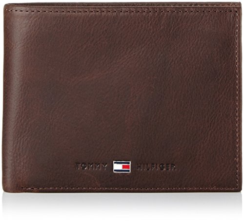 Tommy Hilfiger Herren JOHNSON TRIFOLD Geldbörsen, Braun (BROWN 204), 13x10x3 cm