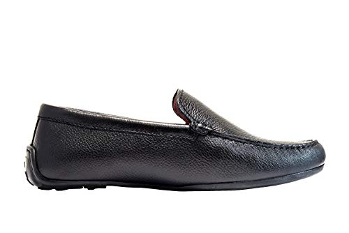 Clarks Herren Reazor Edge Mokassin, Schwarz (Black Leather), 45 EU