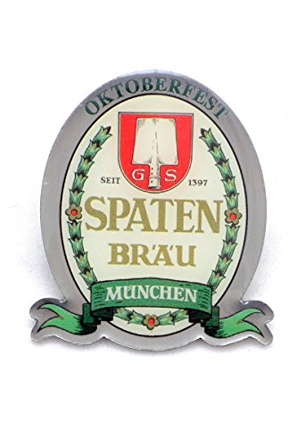 Spaten Wiesnpin 2014, Silberfarbene Anstecknadel zur Tracht, Sammler Edition