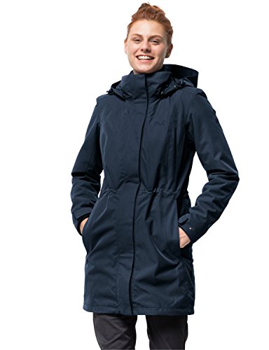 Jack Wolfskin Damen 3-in-1 Mantel Ottawa Coat Jacke, Midnight Blue HW17, XL