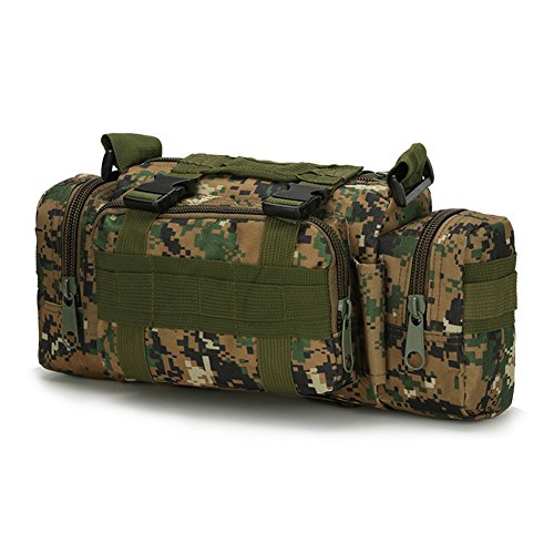 Weekender Bag Multifunktion Herren Übergroße Militärische Taktische Taschen Umhängetasche Como/Tactical Camping Wandern BikeTrekking Sport Militärische Reise Camouflage Handtasche Tasche(Typ 4),5L