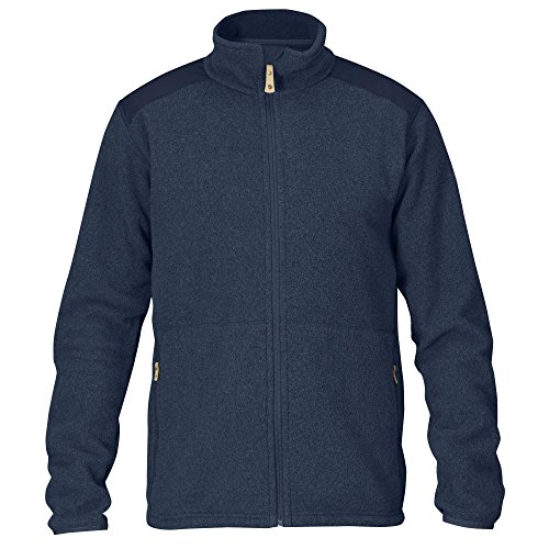 Fjällräven Herren Fleecejacke Sten Fleece, Dark Navy, XXL