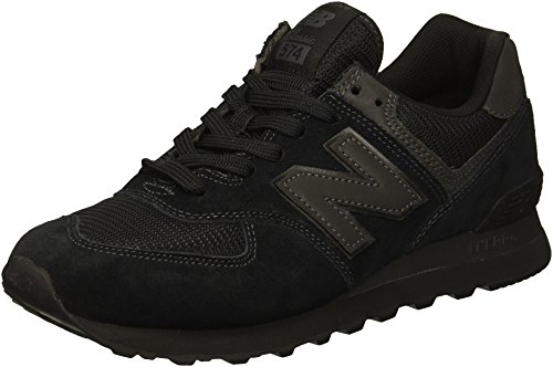 New Balance Herren 574v2 Core Sneaker, Schwarz (Black Black), 46.5 EU