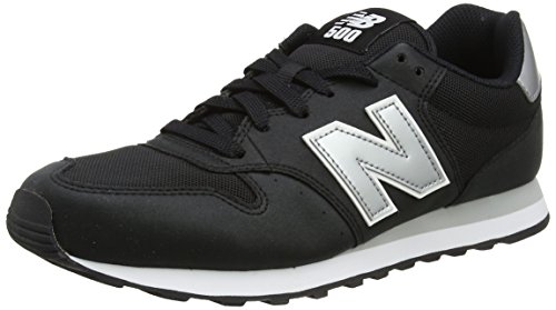 New Balance Herren GM500 Sneaker, Schwarz (Black/silver/GM500KSW), 44 EU