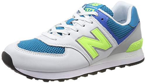 New Balance Herren ML574P Sneaker, Blau (Deep Ozone Blue), 44.5 EU