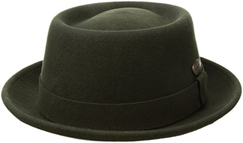 Kangol Herren Litefelt Porkpie Pork Pie Hut, Grün Forrester, Large