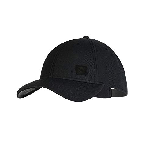 Buff Solid Baseball Cap Unisex Erwachsene Einheitsgröße schwarz