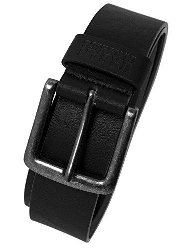 Urban Classics TB1288 Unisex Gürtel Leather Imitation Belt,Schwarz (Black 7), 130 cm (Herstellergröße: XL)