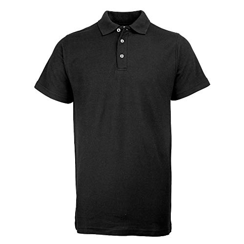 RTY Workwear Herren Polo-Shirt S bis 10XL (7XL) (Schwarz)