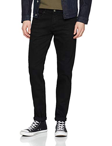 TOM TAILOR DENIM Herren Piers Jeans, Schwarz (Black Denim 10240), 34W / 32L