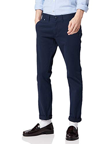 Tommy Jeans Herren Original Slim Fit Chino  Chino Hose Blau (Navy Blazer 416) W34/L32