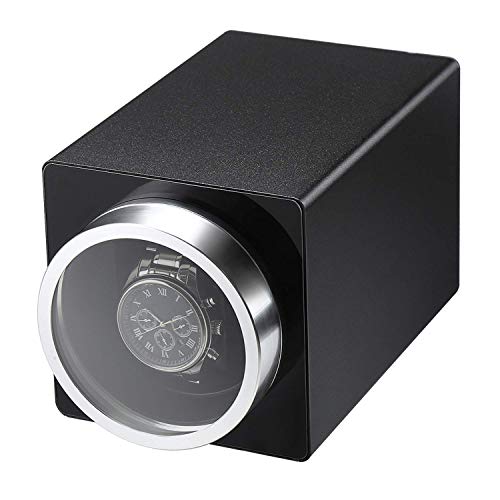 CRITIRON Automatischer Uhrenbeweger 1 Uhr Metall Uhrenbox Uhrendreher Watch Winder für eine Automatikuhr