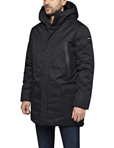 Replay Herren M8015 .000.83416 Parka, Schwarz (Black 098), Large (Herstellergröße: L)