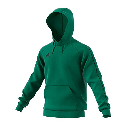 adidas Herren CORE18 Hoody Sweatshirt, Bold Green, L