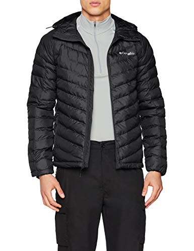 Columbia Herren Horizon Explorer Daunenjacke Mit Kapuze Horizon Explorer, Schwarz (Black), M (Herstellergröße: M)