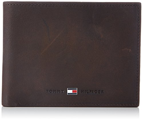 Tommy Hilfiger Herren JOHNSON CC AND COIN POCKET Geldbörsen, Braun (BROWN 204), 13x10x2 cm