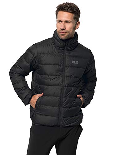 Jack Wolfskin Herren Helium HIGH Men Daunenjacke, Black, L