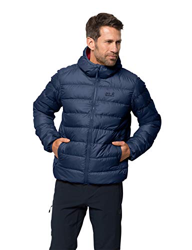 Jack Wolfskin Herren Helium Men Daunenjacke, Dark Indigo, L