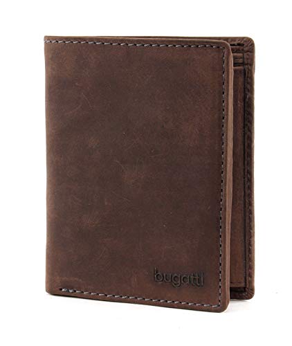 bugatti Hunter Coin Wallet Combi Style 13CC Brown