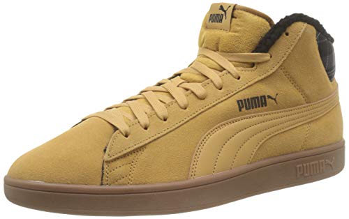 Puma Unisex-Erwachsene Smash v2 Mid WTR Hohe Sneaker, Taffy Black-High Rise-Gum, 42 EU