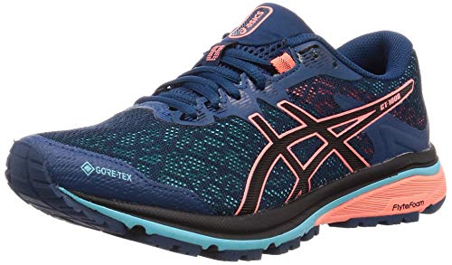 ASICS Damen GT-1000 8 G-TX Laufschuhe, Blau (Mako Blue/Black 400), 39.5 EU