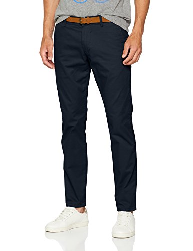 ESPRIT Herren 088EE2B002 Hose, Blau (Navy 400), 36W / 32L