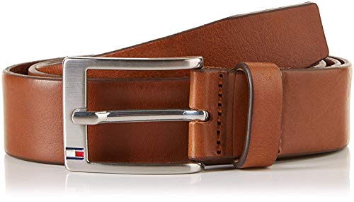 Tommy Hilfiger Herren NEW ALY BELT Gürtel, Braun (DARK TAN 257), 100