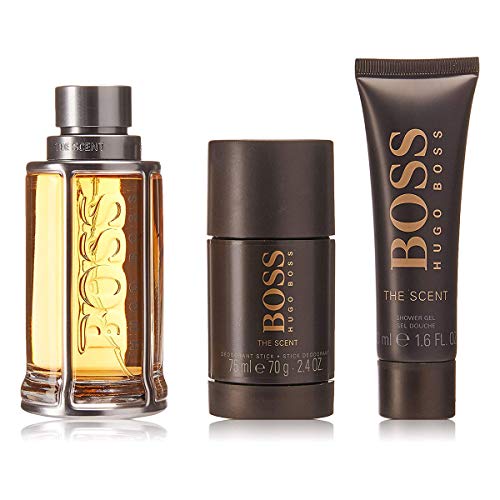 BOSS The Scent homme/man Set (Eau de Toilette (100 ml), Duschgel (50 ml), Deodorant Stick (75 ml))