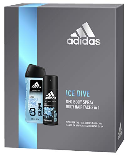 adidas Ice Dive für ihn Geschenkset Body Spray + Duschgel, 350 g