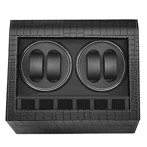 HBselect Uhrenbeweger luxuriöser automatischer Uhrenwender Uhrenvitrine für Automatikuhren, Watch Winder (4+6 Uhren)