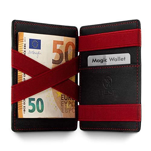 WEST – Magic Wallet – Das ORIGINAL – Geldbeutel mit Münzfach – inklusive Edler Geschenkbox – Der perfekte Begleiter für unterwegs – RFID Datenschutz