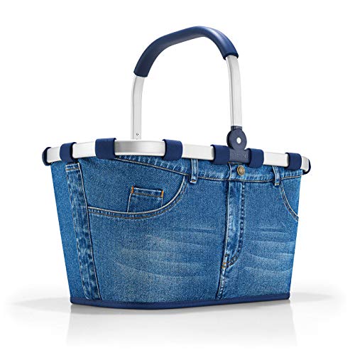 reisenthel carrybag jeans Einklaufskorb 48 x 29 x 28 cm, 22 Liter